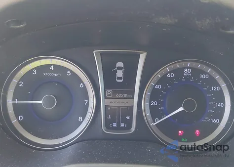 2013 Hyundai Azera из США, поврежденный, VIN KMHFH4JG2DA310328